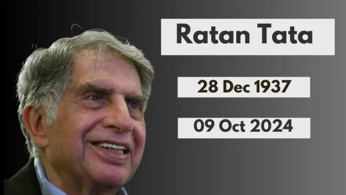 Ratan Tata - A Visionary Leader... We lost Dimond on 9th Oct' 2024